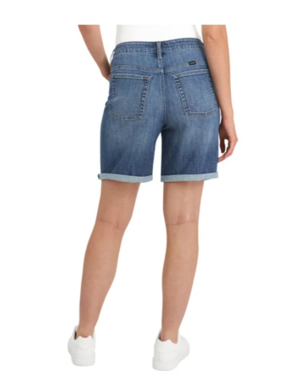 Wrangler Women's Denim Short Cotton High Rise Blue Size 14/32 - Picture 2 of 9